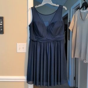 Navy blue formal dress